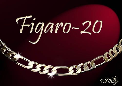 Figaro 20 - řetízek zlacený